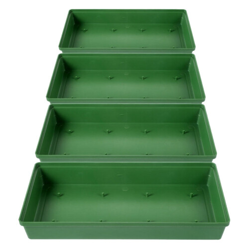 Worgeous4Pcs Πιάτο για κρεμάστρες λουλουδιών, υγρό μπολ από αφρώδες υλικό για λουλούδια 2
