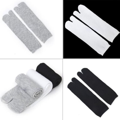 Herren-Flip-Flop-Socken Tabi Split Toe Geta Feuchtigkeitsableitende Baumwolle 3er-Pack 2