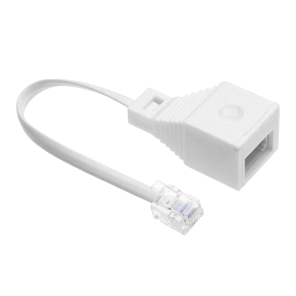 Vestoryyer 1 Pcs Rj11 To Bt Socket Adapter,Bt Digital Voice Adapter Phone To Ethernet - Universal Compatibility For Phones, Modems, Routers & Printer 5004340486697
