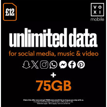 Vodafone VOXI SIM Card with Endless Social Media, Calls, Texts and Roaming (12)