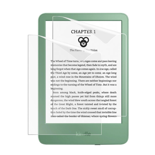 MoKo 2-Pack Anti-Glare Screen Protector for 6" All-New Kindle Basic 11th Generation 2024/2022, Full Coverage Premium PET Protective Matte Screen Prot