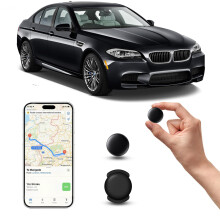 Mini GPS Tracker for Vehicles Hidden Magnetic Car Tracker No Monthly Fee No SIM Required, Real-Time GPS Tracking devices for Kids, Pets, Works with A