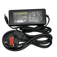 Multibao 12V 6A Power Supply, AC Adapter 100-240V 50-60hz 12V 72W Power Adapter Transformer Charger 5.5x2.5mm (2.1mm) DC Jack for CCTV Camera LED Lig