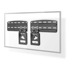 Nedis Micro-Gap Fixed TV Wall Mount for Samsung 43-85" Neo QLED, QLED (Excl. Q80A) and Crystal UHD TVs up to 60kg - Ultra Slim 7.5mm