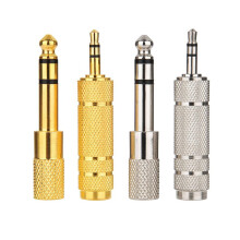 LIAMGUS 4 pcs headphone adapter, jack adapter, Jack Converter 6.35 mm (1/4 Inch) Male to 3.5 mm (1/8 Inch) Female, Audio Stereo Plug Adapter 3.5 mm (