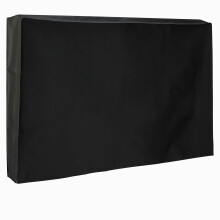 Amazon Basics Waterproof Outdoor TV Cover for 52 - 55 inch Flat-Screen TVs, 131.3 x 13.7 x 78.7 cm, Black