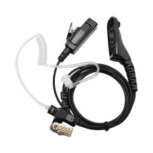 Acoustic Tube Earpiece Headset with Microphone, Multi Pin 2 Way Radio Earpiece Security Bodyguard PTT Earpiece Headset for Motorola DP3400 DP3401 DP3