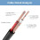 MaxSell BNC Security Camera Cable, 5-50M Length, Compatible with DVR/CCTV/AHD/CVI/TVI Systems, Black (10M) 4