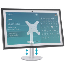 Swivel & Tilt Stand for Show 15/21, Matte Black Aircraft-Grade Aluminum Ajustable Show 15 Stand, 6.3-9.5" Height-Adjustable, No Tools Required, Stabl