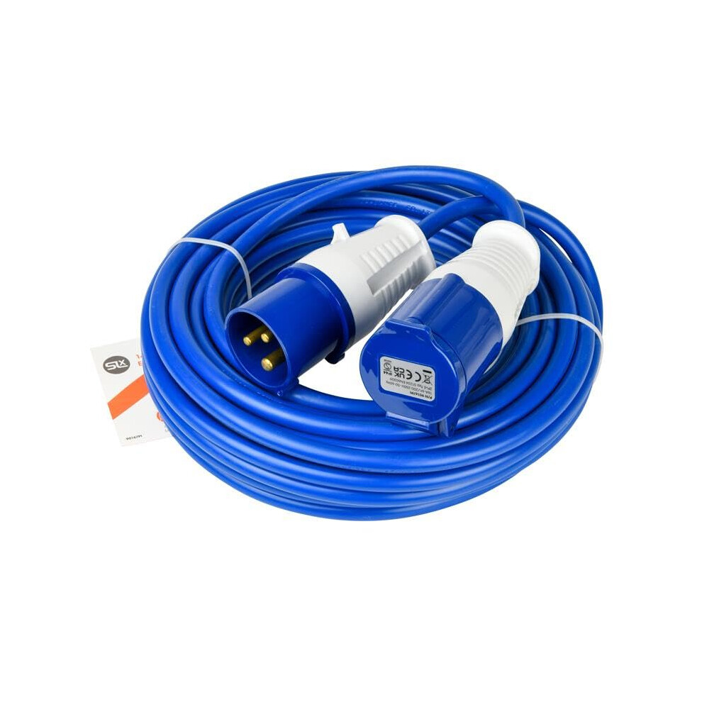 Slx 14M 240V 16A Extension Lead Â Heavy Duty Outdoor Cable (2.5Mmâ²), Ip44 Rated, For Construction, Garage, Caravan, Motorhome & Campsite Use 40849836
