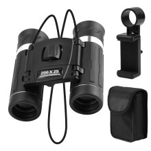 200x25 Compact Binoculars Portable Mini Binocular for Adults Boy, Portable Small Travel Binocular Binoculars for Outdoor Use Sutiable for Bird Watchi