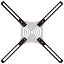 VESA Extension Mount Adapter Kit for Screens 32 to 55 inch LCD LED TV, TV Wall Mount Adapter Bracket Upgrade Mounting Holes up to 400x400mm,Hardware