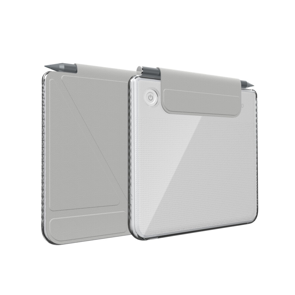 Tudia M-Flip Detachable Clear Magnetic Case For Kobo Libra Colour (2024) - [Auto Wake/Sleep] Shockproof Slim Transparent Back Magnetic Fold Cover Wit 5007856352562
