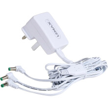 Lemax 94565-UK Power Adaptor 4.5V 550mA 3-Output (White) (UK Plug)