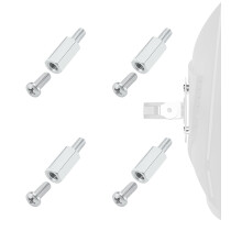 3IDEE VESA Spacer Set - VESA Screws M4-15 mm Distance - Compatible with Many Monitors (Samsung, HP, MSI, Dell)
