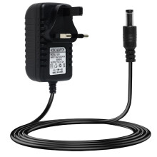 Universal 12V 2A Power Supply AC/DC Adapter 100-240V 50/60Hz, 5.5mm x 2.1mm Plug Power Supply Adapter for LED Strips/Security Camera Monitor/Wireless