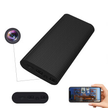 RUMUCF WiFi Power Bank Camera HD 1080P Video Recorder with Motion Detection, Loop Recording, Remote Viewing Small Nanny Cam 5000 mAh Battery Indoor S