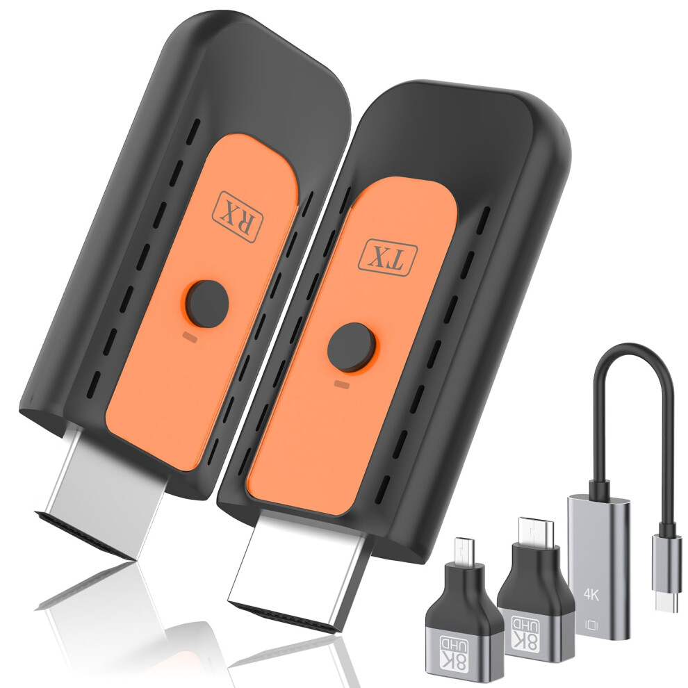 Wireless Hdmi Transmitter And Receiver, 4K Decode Input 1080P Output, 100Ft Plug & Play, 5.8G/2.4G Wireless Hdmi Kit For Output Streaming Video And A 84562746
