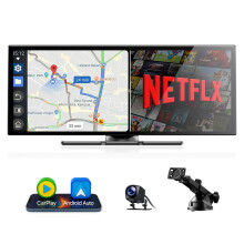 Volam 11'' Carplay Screen for car with YouTube/Net-flix/Tik Tok Carplay Android car play Video Player with 1080P Backup Camera 1920x720P Touch Screen
