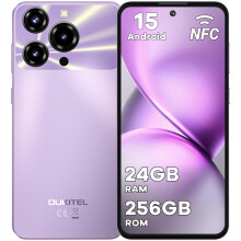 OUKITEL C69 SIM-Free & Unlocked Mobile Phones - Android 15 Phone, 7.2" Display Smart Phone, 24GB+256/1TB, 6000mAh Phones, 64+8MP, 4G Dual SIM, Finger