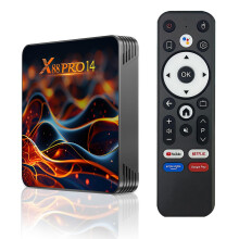 TV BOX Android 14.0,X14 PRO smart tv box 2GB RAM 16GB ROM RK3518 Quad-Core 64bit Cortex-A53 Mali 450 MP2 GPU Support 4K 3D 1080P 2.4/5.0GHz WIFI BT5.