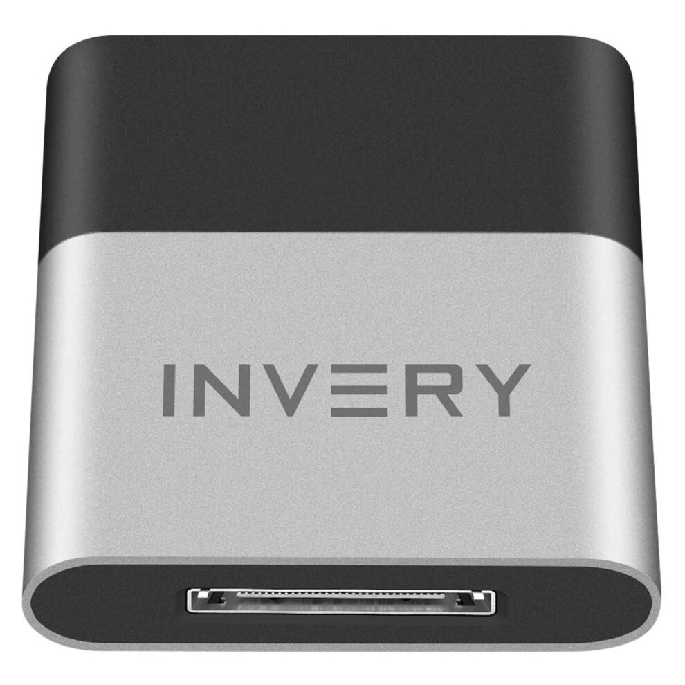 Photos - Other for Mobile INVERY DockLinQ Pro 30 Pin Bluetooth 5.0 Adapter Receiver for Bose Sounddock and Other 30pin iPod iPhone Music Docking Stati