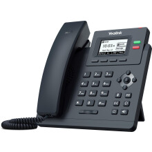 Yealink SIP-T31P Entry-level IP Power over Ethernet Corded Phone with 2 Lines, HD Voice and 2.3 Inch Graphical LCD Display with Backlight (132 x 64 P