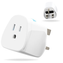 US to UK Plug Adapter (2 Pack) | 2 x USA to UK MyTravelPal Travel Adaptors With 10A Fuse | Suitable For American, Canada, Japan Appliances | Type A/
