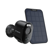 Reolink Solar Powered Security Camera, Argus 3 Ultra+Solar Panel with 2.4/5GHz WiFi, 4K Color Night Vision Battery CCTV Camera Systems, Person/Vehicle