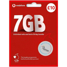 Vodafone Pay As You Go Sim Card- Includes Standard, Micro & Nano Triple SIM Card For All devices- Calls, Texts and Data (Pathfinder Retail Pack with