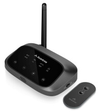 Avantree Oasis Plus 2 - Bluetooth 5.3 Transmitter for TV with Remote Volume Control, aptX-Adaptive, and Soundbar Passthrough, Compatible with Optical