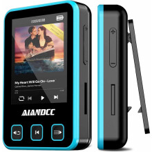 Mp3 Players with Bluetooth 5.3, 32GB Mp3 Player With Sports Clip and Armband, 1.77-inch TFT Color Screen, HiFi Sound Music Player, Earphones Included