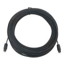 Pxyelec Digital Optical Audio Cable 20M Fibre Optic Cable with TOSLINK Connector for Home Cinema,TV,Dolby Atmos,DTS Devices- Pro Quality Durable Blac