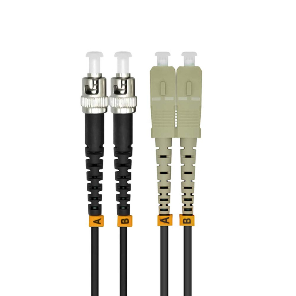 Photos - Other for Computer Jeirdus 40M SC to ST 10G OM3 Outdoor Armored Duplex 50/125 Fiber Optic Cable Jumper Optical Patch Cord Multimode 40Meters SC