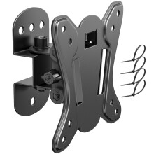 PUTORSEN 13-30 inch TV Wall Bracket, Tilt Swivel Wall TV bracket for LCD LED Screens & Monitors, TV Monitor Wall Mount, VESA 75x75/100x100mm, Max Loa