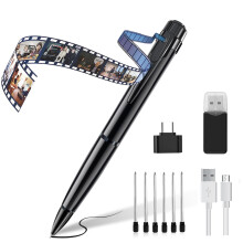 QZT Mini Camera Pen,HD 1080P Audio Camera and Video Recorder Photo Shoot with OTG for Home Indoor Business Meeting