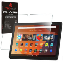 TECHGEAR Tempered Glass Screen Protector for Amazon Fire HD 10 / HD 10 Kids Tablet (2023 / 13th Gen) [9H] [Clarity] [Scratch-Resistant] [No-Bubble] [