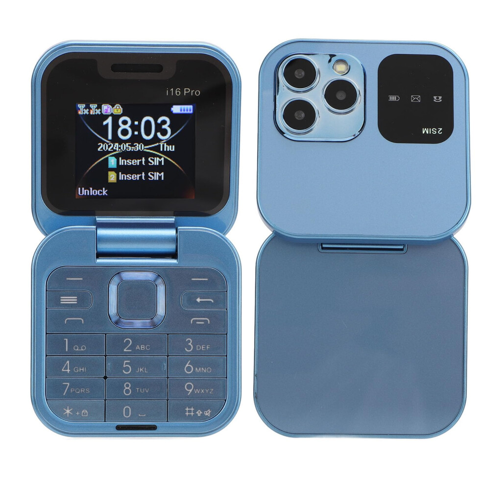 Yunir Flip Cell Phone For Seniors, 2G Unlocked Senior Flip Cell Phone, With 1.77 Inch Screen, Dual Sim Big Buttons Led Flashlight Senior Basic Cell P 93389402