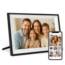 Funcare Digital Photo Frame 10.1 Inch, 1280 * 800 HD IPS Touch Screen Wifi Digital Picture Frame, 32GB Electronic Photo Frame, Auto-Rotate, Easy to S