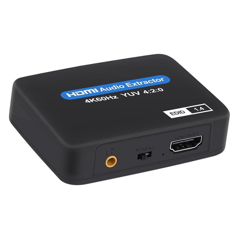 Gorise Hdmi Audio Extractor, 4K 60Hz Optical Toslink Spdif 3.5 Mm Output, Hdmi Audio Converter 35271604