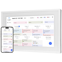 HoziRes 10.1 Inch Digital Calendar, Electronic Calendar Digital Planner Great for Family Schedules | 1080P HD Smart Touchscreen with Chore, Reward, M