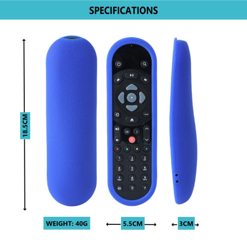 Remote Cover for Sky Q+ Controller Shockproof Protective Case Compatible Touch and Non-Touch Skin-Friendly with Hand Loop 2