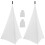 OUUTMEE Speaker Stand Covers，2 Pack Floor Speaker Tripod Scrim Cover 1