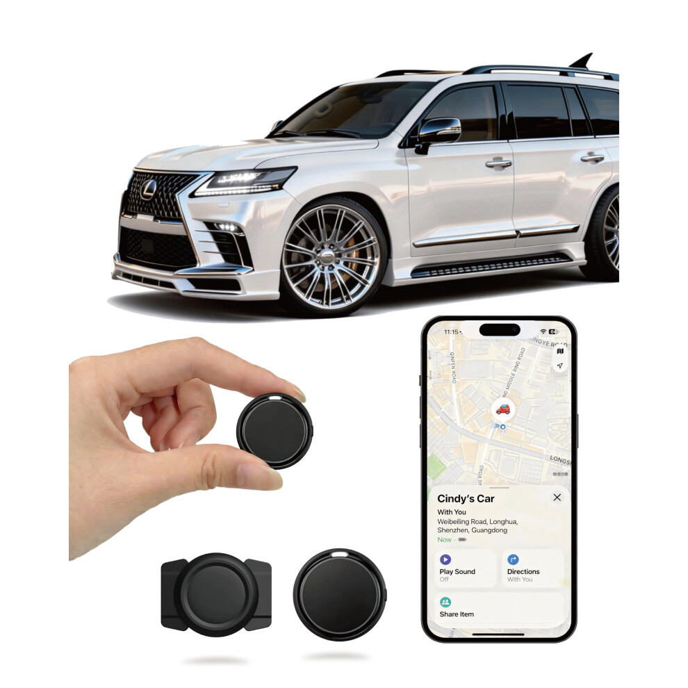 Magnetic Car Tracker (Ios Only), Vehicle Tracking Tag, Gps Locator Tag Compatible With Apple Find My App, No Subscription, Hidden Tracker For Car & M 41571309