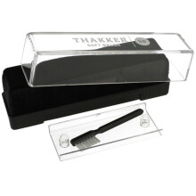 THAKKER Soft Brush - Antistatic Record Brush with velvet Pad incl. needle Brush