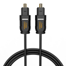 Optical Digital Audio Cable 15M Long Toslink Lead for [S/PDIF] LG/Samsung/Sony/Philips Sound Bar, Smart TV, Home Theater, PS4, Xbox, Stereo System, R