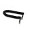Replacement Telephone Handset Cords Coiled Cable (1 metre, Black) 30cms coiled 1