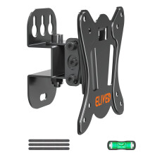 ELIVED Monitor Wall Mount Tilt and Swivel TV Wall Bracket for Most 13-30 Inch LED, LCD, OLED Flat or Curved TVs with VESA 75x75mm-100x100mm up to 15K