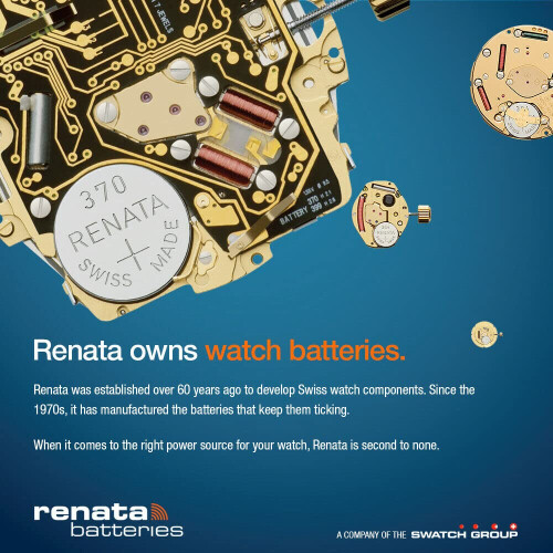 Renata 364 SR621SW Silver Oxide Watch Battery 1.55V (2 Pack) 2