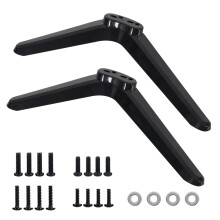 Universal TV Base Stand Compatible with Most 32 40 49 50 55 Inch TV, Black TV Stand Legs Smart TV Table Top Stand with Screws, TV Base Stand Replacem